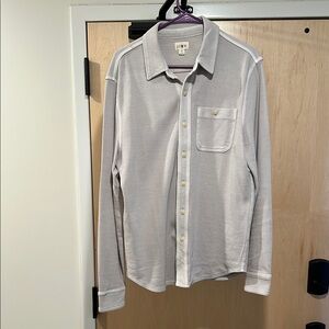 J Crew Cotton waffle Button-Up Shirt